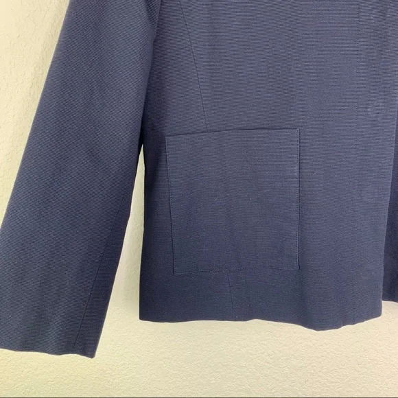 Boden Marina Jacket Blazer in Navy Sz 12R - Picture 5 of 10